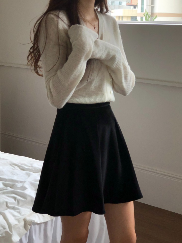 velvet skirt